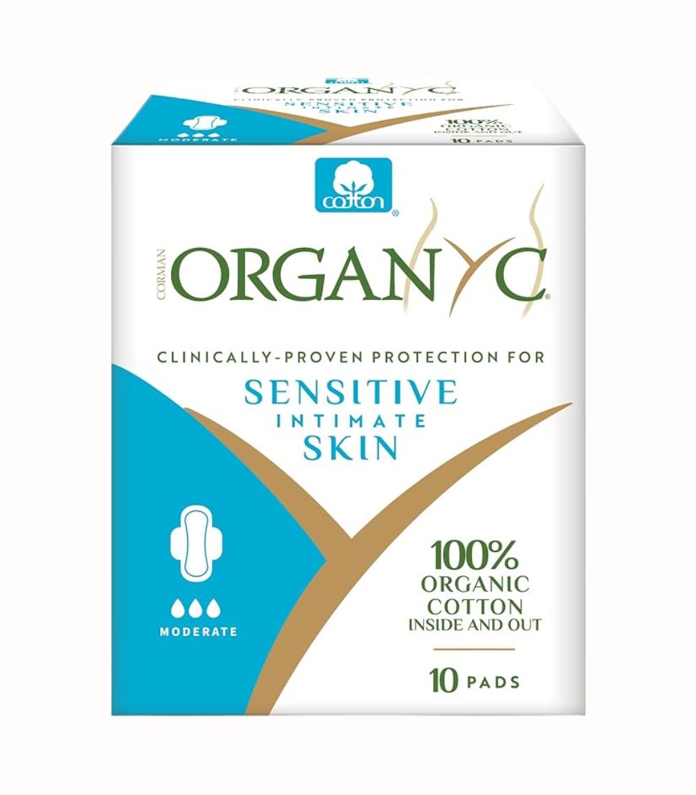 Organiska binda måttlig flöde med vingar ekologisk