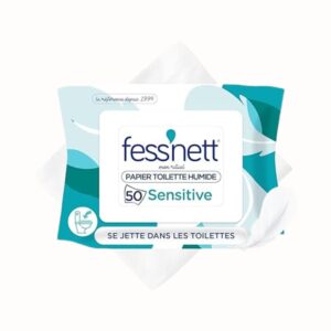 Sensitive fuktig toalettpapper biologiskt nedbrytbart 50 st