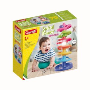 Spiral torn brightball med lysande rasslande bollar 1-3 år