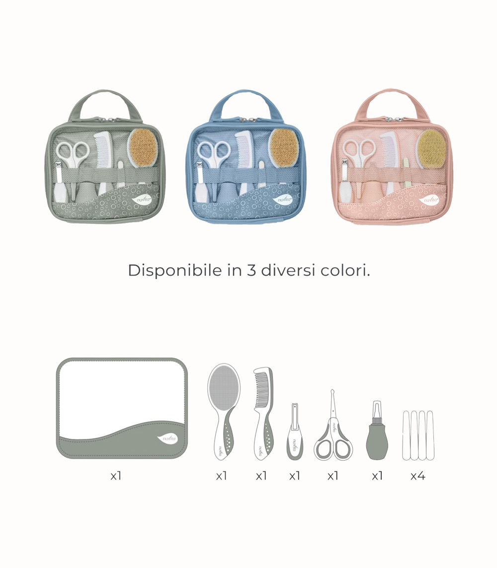 Babyvård Set med Sax & Borste