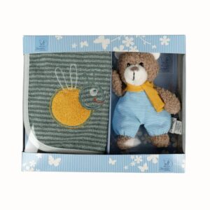 Baby Presentset med Gosedjur & Haklapp