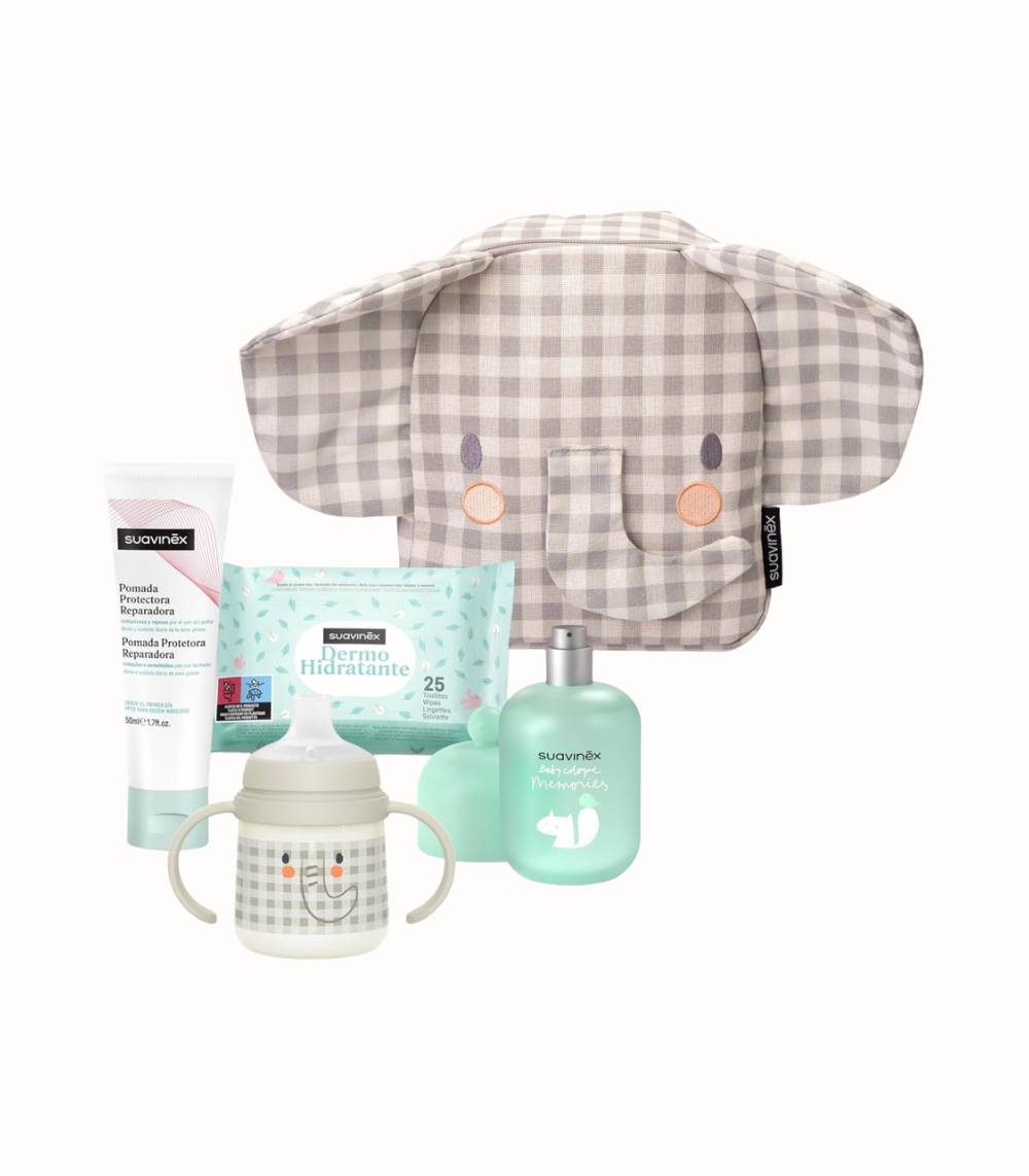 Suavinex Babyset Ryggsäck Grå Elefant