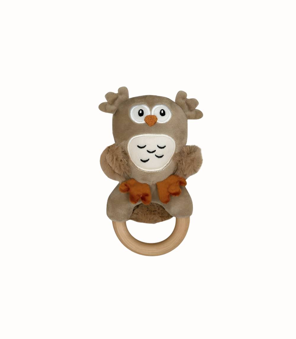 Interbaby Nyfödd Presentset Uggla 3-Delar