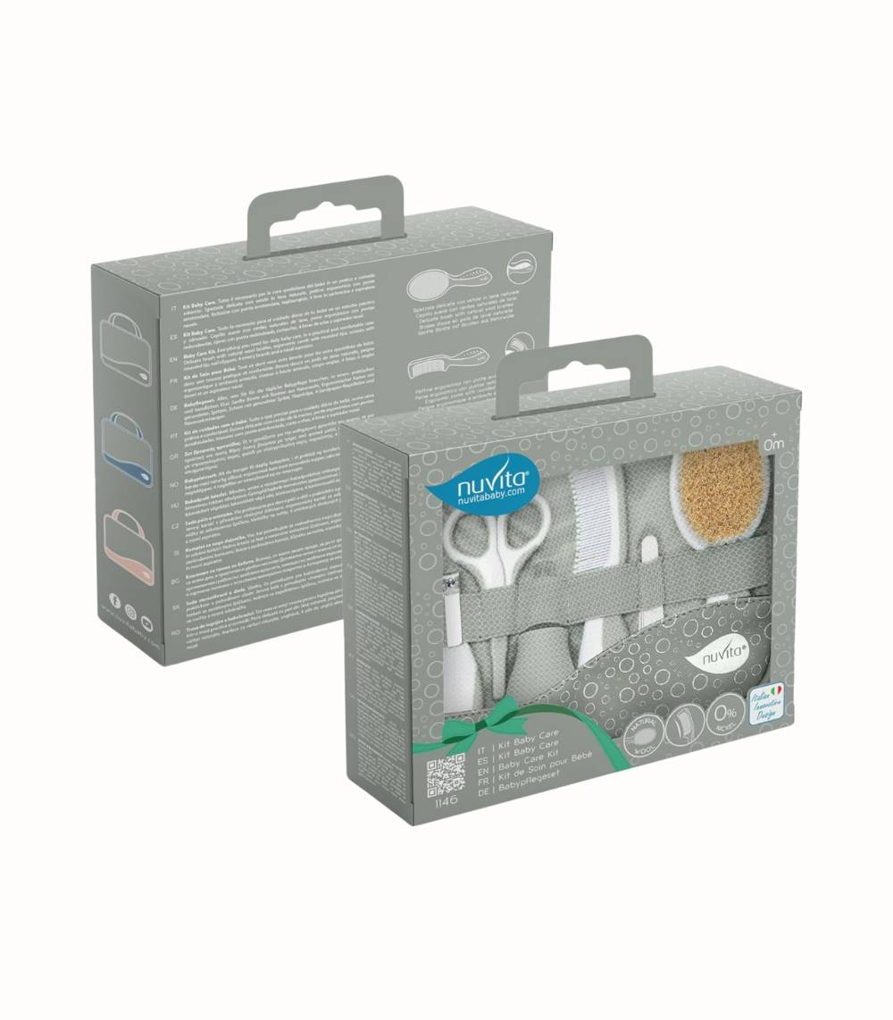 Babyvård Set med Sax & Borste