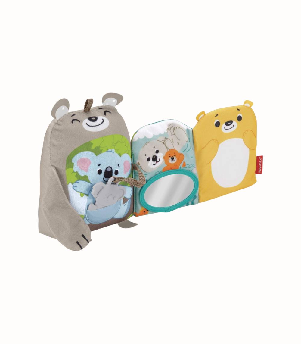 Mjuk Aktivitetsbok med Plyschdjur för Bebisar