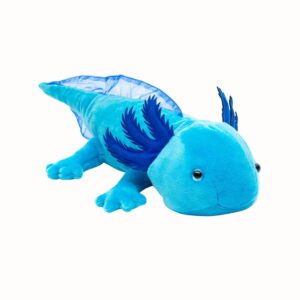 Axolotl Gosedjur Blå 32 cm