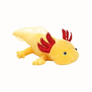 Axolotl Gosedjur Gul 32 cm