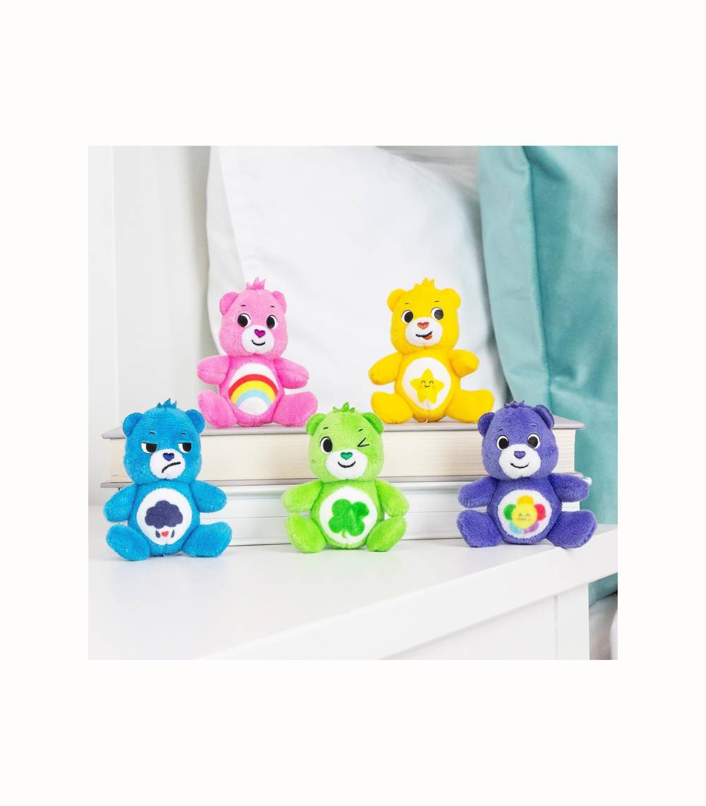 Mikroplysch Björnar 5-pack Färgglada Gosedjur