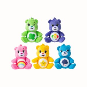 Mikroplysch Björnar 5-pack Färgglada Gosedjur