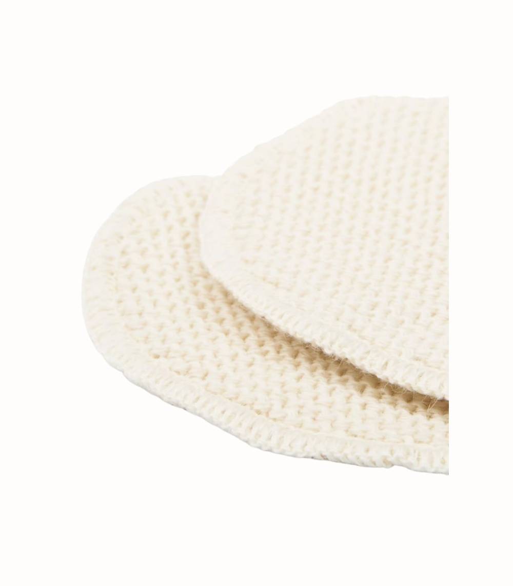 Tvättbara Amningsinlägg med Silver, 2-pack