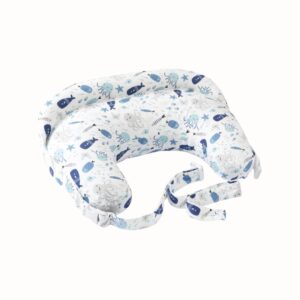 Amningskudde med stödrem, ljusblå