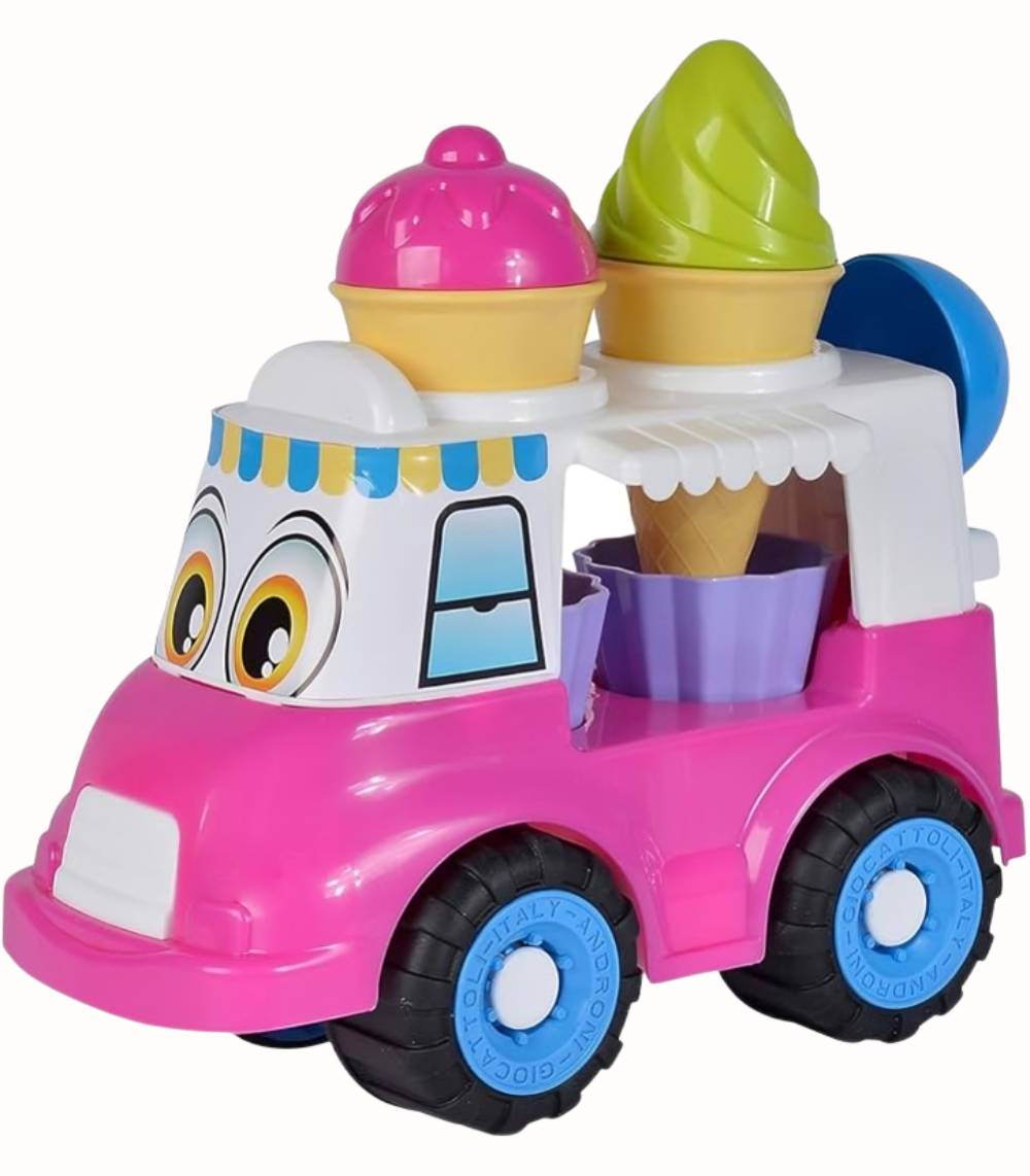 Glassbil Sandleksak Set 7 delar