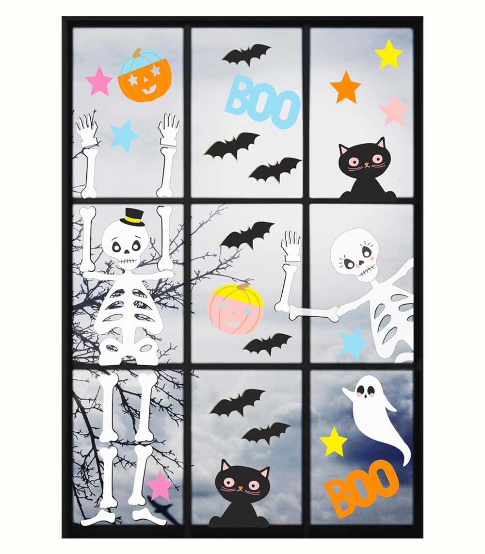 Skrämmande Fönsterdekor