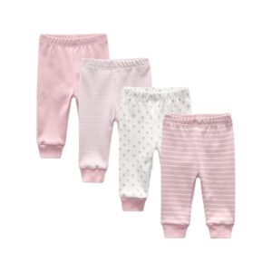 Babybyxor 4-pack i ekologisk bomull för barn