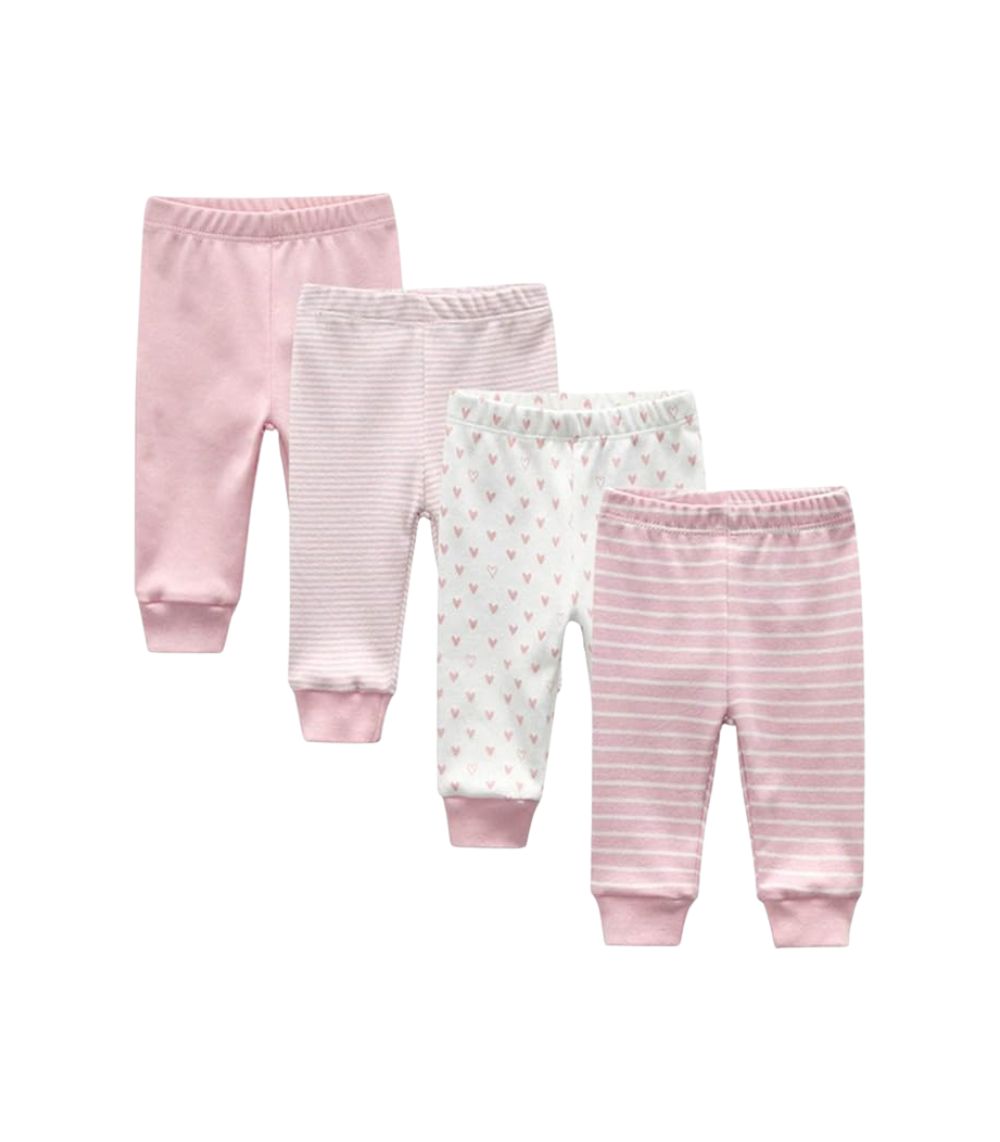 Babybyxor 4-pack i ekologisk bomull för barn