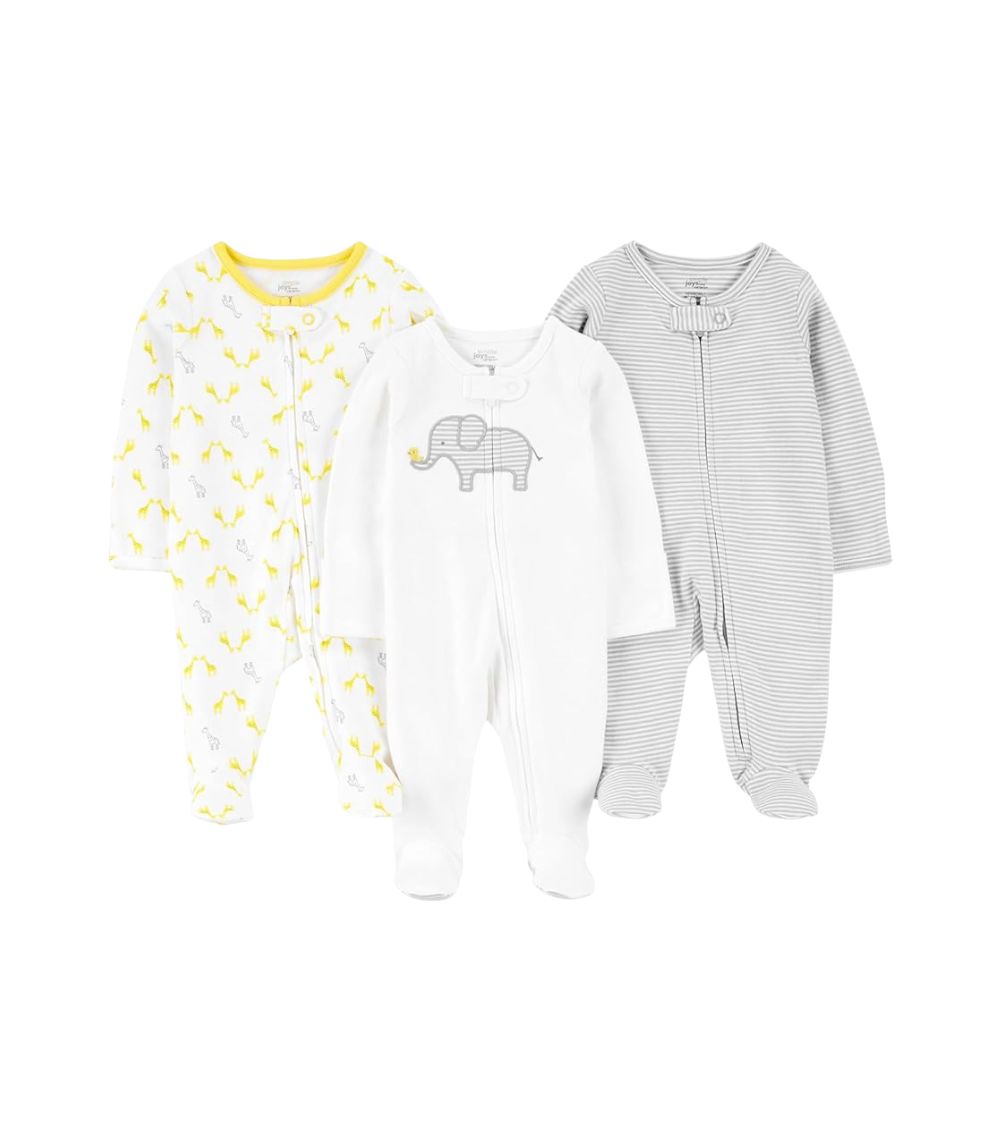 "Babybyxor 4-pack i ekologisk bomull för unisex