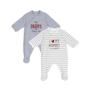 Bebiskropp overall i bomull för nyfödda