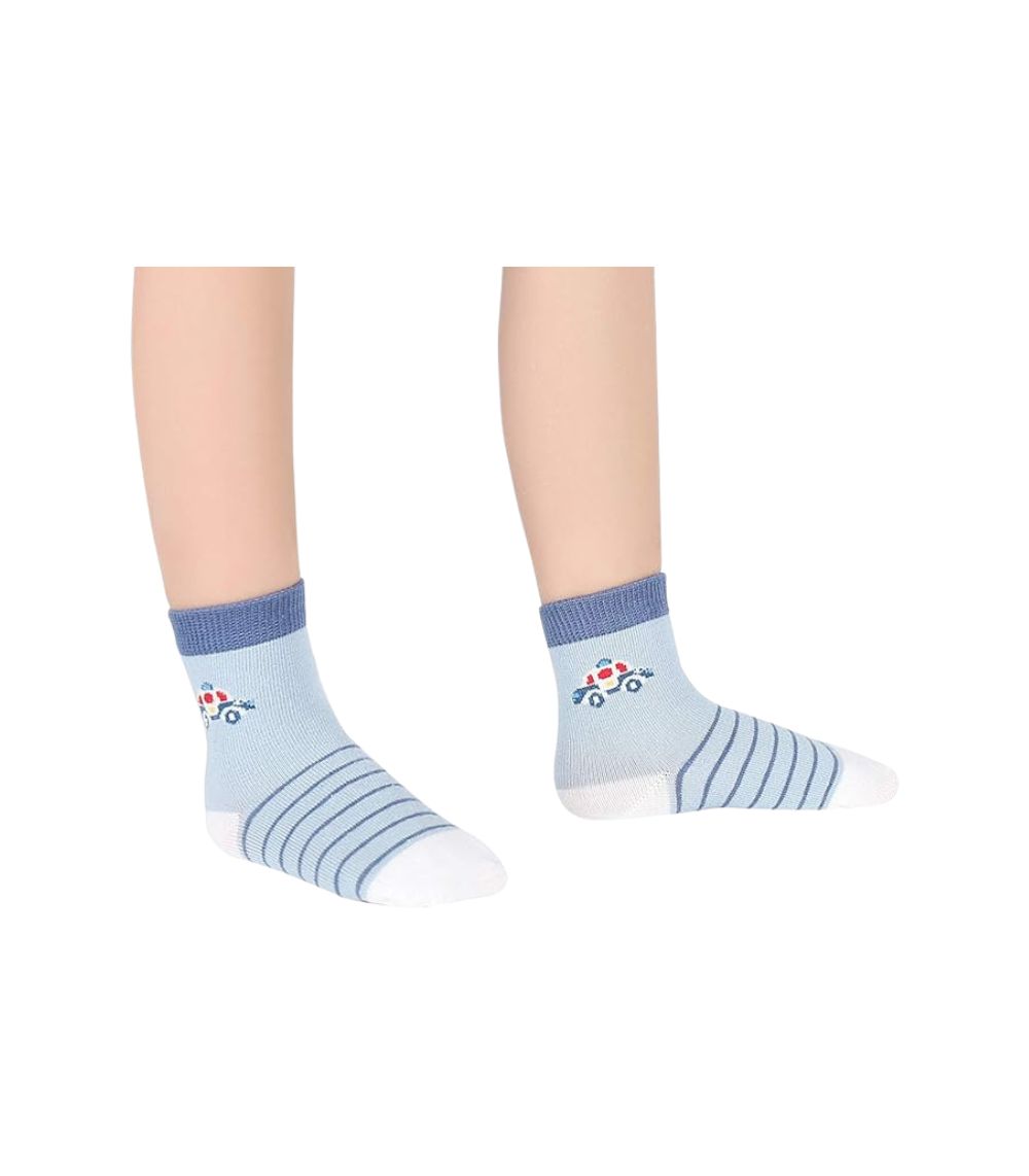 Bebiskläder 9-pack med bekväma maskinmotiv strumpor för barn