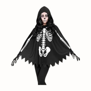 Skelettkostym för Halloween