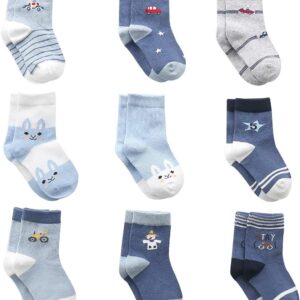 Mjuka babystrumpor 9-pack